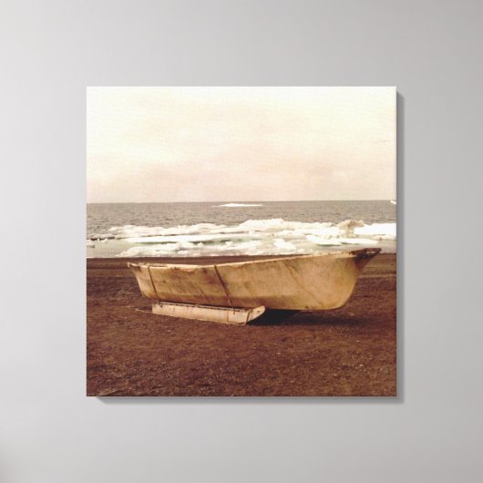 ウミアック、ウォレスの皮をボートのPt.バロークワッド キャンバスプリント (正面)