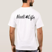 ウミウシの暮らし (Nudi Life) Tシャツ (裏面)