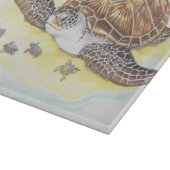 ウミガメおよびベビー カッティングボード (角)