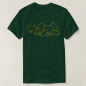ウミガメかわいい Tシャツ (デザイン正面)
