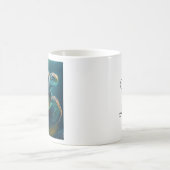 ウミガメが泳ぐ海 コーヒーマグカップ (中央)