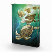 ウミガメが泳ぐ フォトブロック (右)