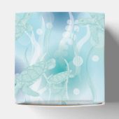 ウミガメが海の下で赤ちゃんシャワー フェイバーボックス (上部)