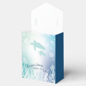 ウミガメが海の下で赤ちゃんシャワー フェイバーボックス (オープン)