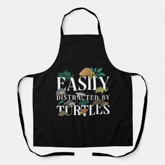 ウミガメが簡単 エプロン (正面)