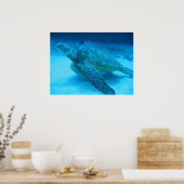 ウミガメで泳ぐ2 ポスター (キッチン)