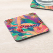 ウミガメとアンゲフィッシュ コースター (左側)