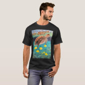 ウミガメとキイロハギ Tシャツ (正面フル)