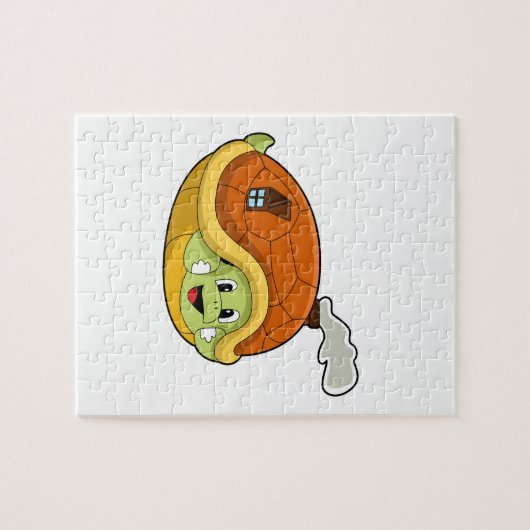 ウミガメとシェルを家として ジグソーパズル (横)