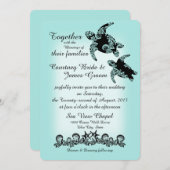 ウミガメとシェルガーランド 招待状 (正面/裏面)