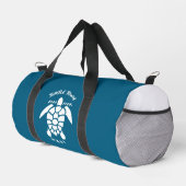 ウミガメとスキューバダイビング – タートルタウンマウイ ダッフルバッグ (右コーナー)