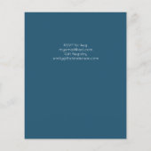 ウミガメとフレンズ男の赤ちゃんまたはガールシャワーInv (裏面)