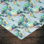 ウミガメと海藻 薄葉紙