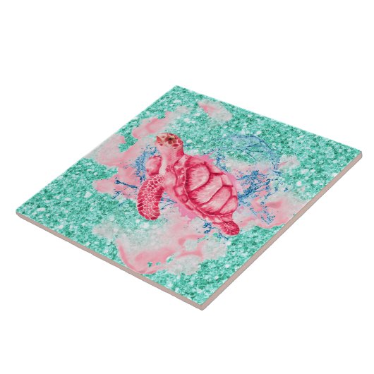 ウミガメのはね タイル (側面)