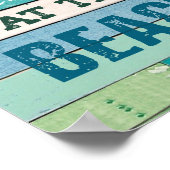 ウミガメのアドバイス ポスター (角)