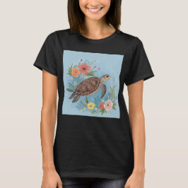 ウミガメのイラスト Tシャツ