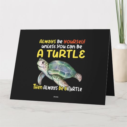 ウミガメのウミガメにウミガメを カード (裏面)