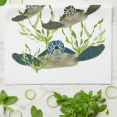 ウミガメのキッチンタオル キッチンタオル (折り畳み)