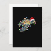 ウミガメのクリスマスライトツリーウミガメクリスマスS 招待状 (正面/裏面)