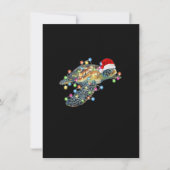 ウミガメのクリスマスライトツリーウミガメクリスマスS 招待状 (正面)