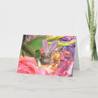 ウミガメのクーパをフィーチャーしたイースターカード シーズンカード