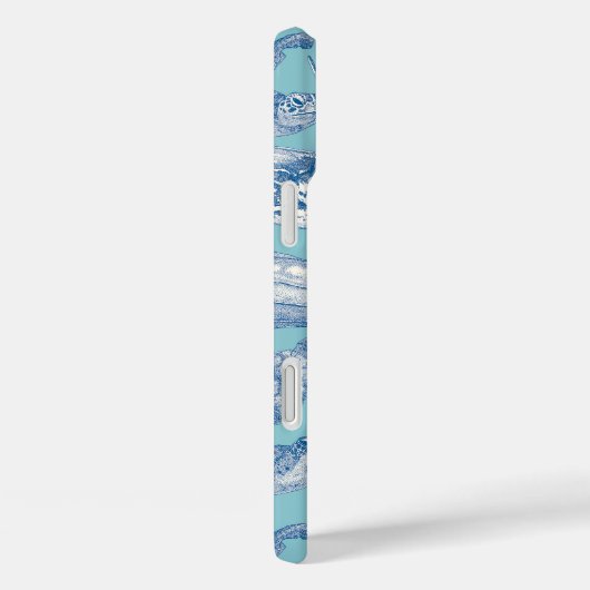 ウミガメのコバルスカイ Case-Mate iPhoneケース (裏面 / 右)