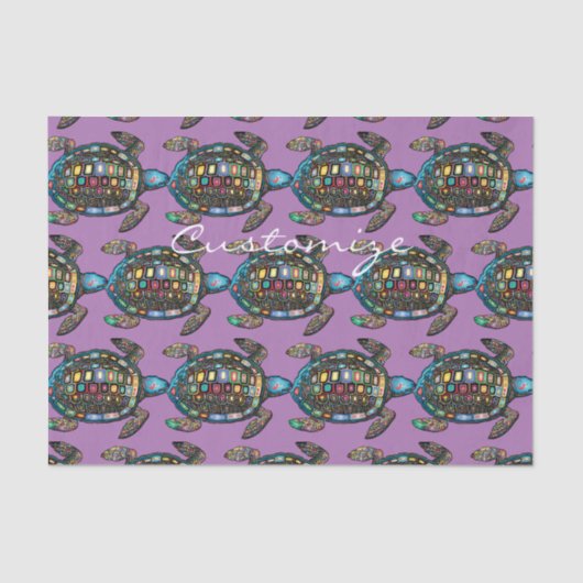 ウミガメのサンダー_コーブ 薄葉紙 (正面)