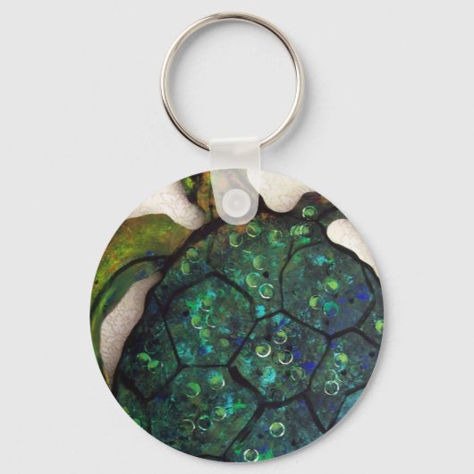 ウミガメのシェルダン キーホルダー (正面)