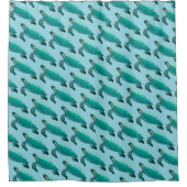 ウミガメのシャワーカーテン シャワーカーテン (正面)