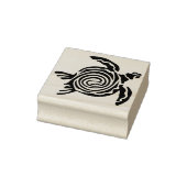 ウミガメのシルエットアートスタンプ ラバースタンプ (スタンプ)