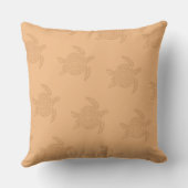 ウミガメのシンボル – 装飾用クッション クッション (裏面)