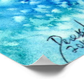 ウミガメのスクエア絵画ルプリント ポスター (角)