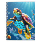ウミガメのゼリーきらめく海の旅 ノートブック (正面)