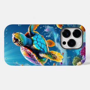 ウミガメのゼリーきらめく海の旅 Case-Mate iPhone 14 PROケース