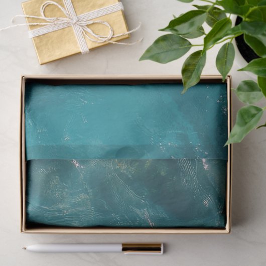 ウミガメのターコイズ海デクページ 薄葉紙 (ギフト)