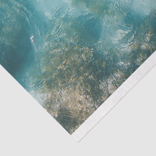 ウミガメのターコイズ海デクページ 薄葉紙 (詳細)