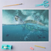 ウミガメのデカップージ 薄葉紙 (クラフト)