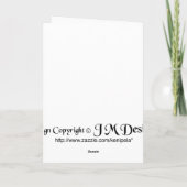 ウミガメのハート カード (裏面)