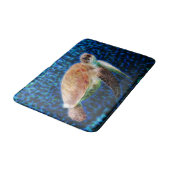 ウミガメのフラクタル・アート バスマット (アングル)