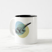 ウミガメのマグ ツートーンマグカップ (正面左)