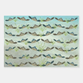 ウミガメのラッピング紙シート ラッピングペーパーシート (正面3)