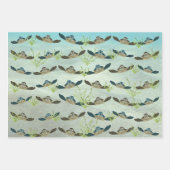 ウミガメのラッピング紙シート ラッピングペーパーシート (正面)