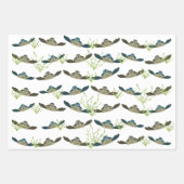 ウミガメのラッピング紙シート ラッピングペーパーシート (正面3)