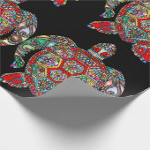 ウミガメのラッピング紙 ラッピングペーパー (角)