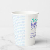 ウミガメのワミクイ水彩ベルテッドベビーアクア 紙コップ (右)