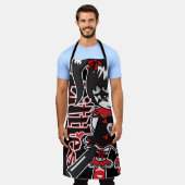 ウミガメの冠 エプロン (着用した状態)