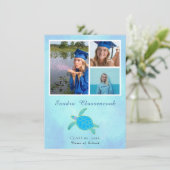 ウミガメの卒業発表カード 案内状 (スタンド正面)