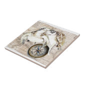 ウミガメの古海図 タイル (側面)