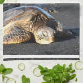 ウミガメの台所タオル キッチンタオル (折り畳み)