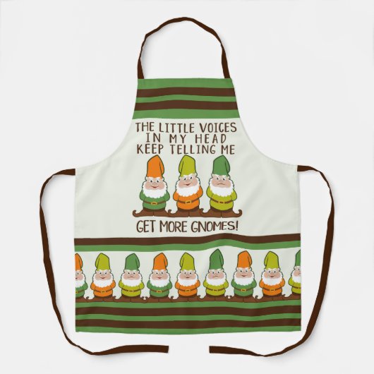 ウミガメの声が格言を増やすおもしろい エプロン (正面)